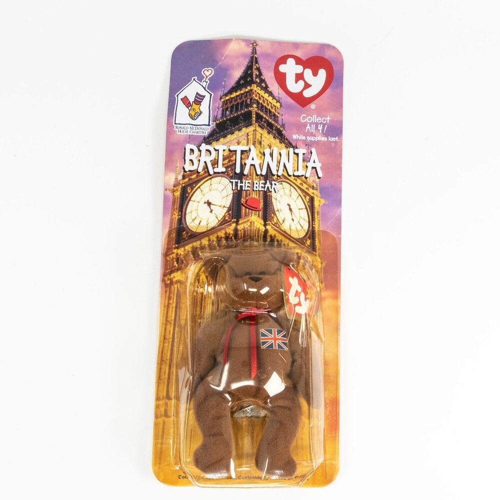 Ty Beanie Baby Rare Error 1993 OakBrook Collectible Britannia The Bear 1999 McDo